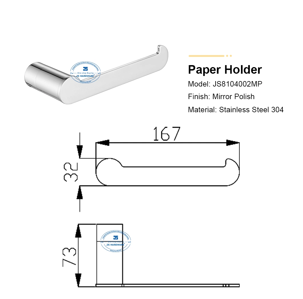 Modern Stainless Steel Bathroom Bath Hardware Toilet Set Bathroom Fittings